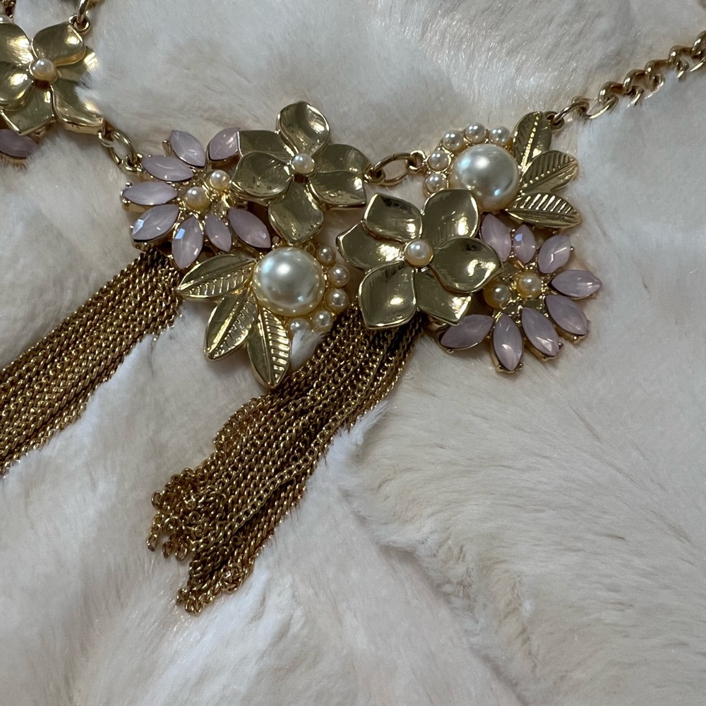 Necklace Gold and Pink - Picture 8 of 8